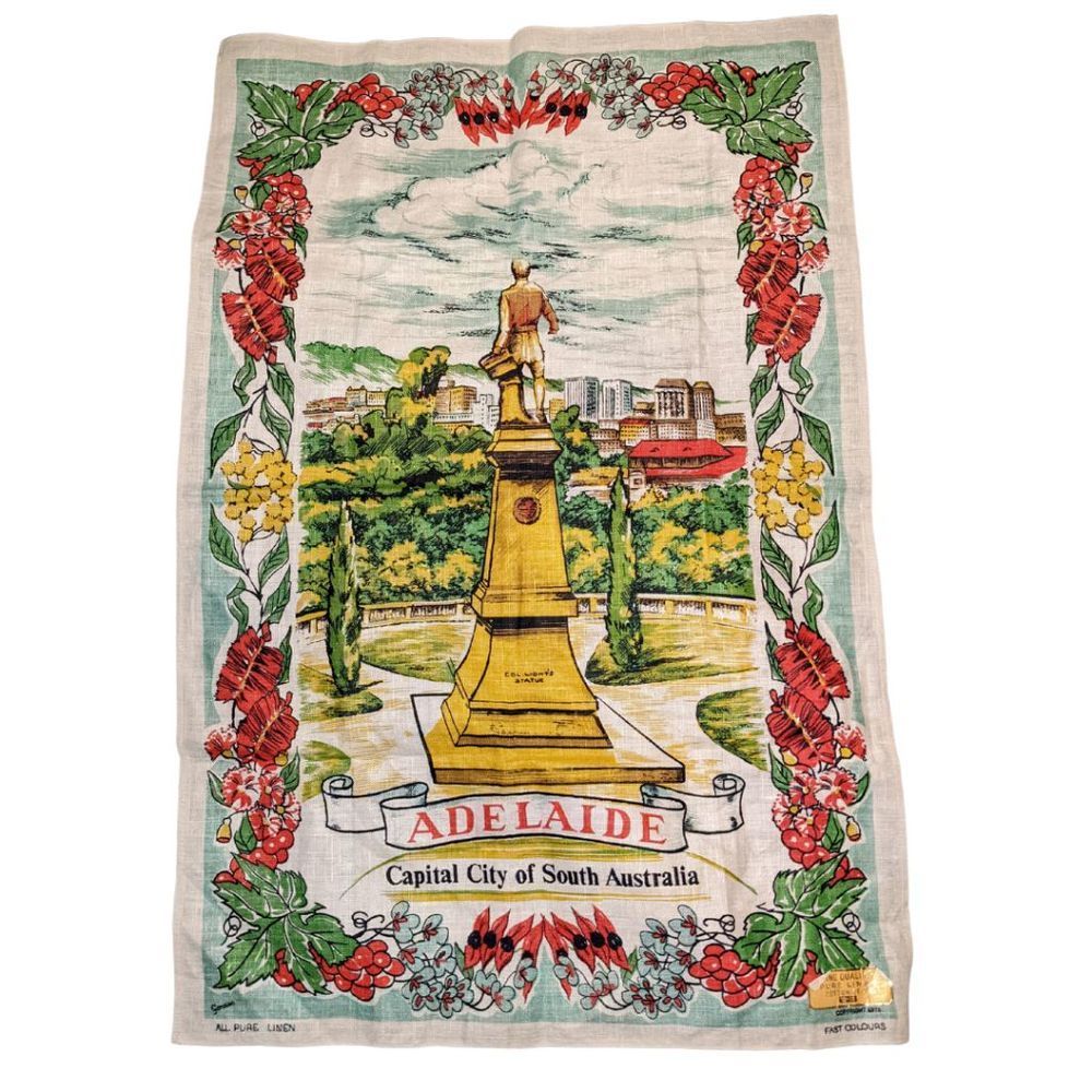 Adelaide South Australia Fine Quality Pure Linen Tapestry